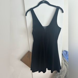 Express velvet dress